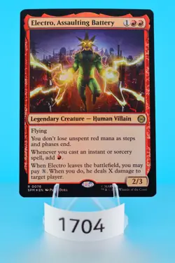 MTG Electro, Assaulting Battery Marvel's Spider-Man Foil #76 - Image 1