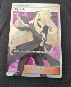 Pokemon TCG: Sun & Moon-Ultra Prism Cynthia Full Art Ultra Rare 148/156 - Image 1
