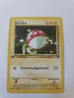 Pokemon Voltobal | Voltorb - 69/82 - 1. Edition Rocket PCA 9 PSA 9 NM Near Mint - Image 1