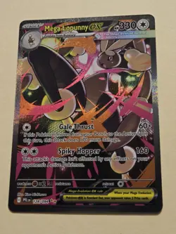 Mega Lopunny ex 128/094 2025 Me02: Phantasmal Flames Holo SIR Pokemon TCG - Image 1
