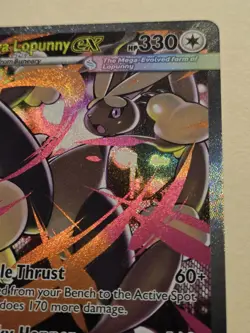 Mega Lopunny ex 128/094 2025 Me02: Phantasmal Flames Holo SIR Pokemon TCG - Image 2