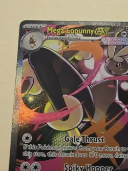 Mega Lopunny ex 128/094 2025 Me02: Phantasmal Flames Holo SIR Pokemon TCG - Image 3