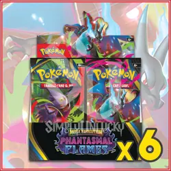 Pokemon TCG: Mega Evolution Phantasmal Flames Booster Box Case ME02 A - Image 1