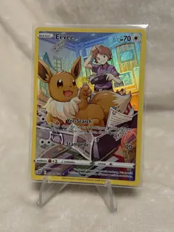 Pokemon TCG Sword & Shield: Brilliant Stars Eevee TG11/TG30 2022 NM - Image 1