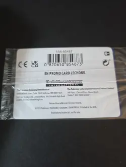 Lechonk POKEMON CENTER Stamp 155/198 Reverse Holo Sealed Promo - Image 4