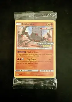 Pokemon Unbroken Bonds Prerelease Black Star Promo Pack Stakataka SM180! Sealed! - Image 1