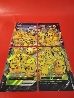 Pokemon - Celebrations promos Pikachu V Union SWSH139, SWSH140, SWSH141, SWSH142 - Image 2
