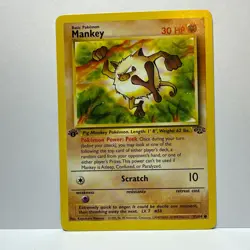 Mankey 55/64 - 1999 Pokemon Jungle 1st Edition - NM Near Mint - Image 4