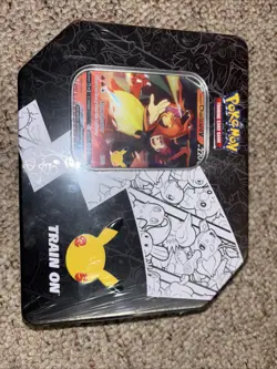 Pokemon TCG Celebrations 25th Lance's Charizard V Big Tin Brand New & Sealed - Image 1