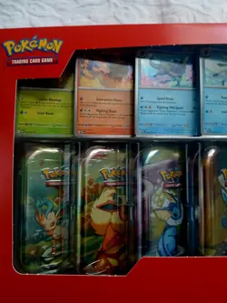 Pokemon TCG Prismatic Evolutions Costco Mini Tins 8 Pack SEALED - Image 4