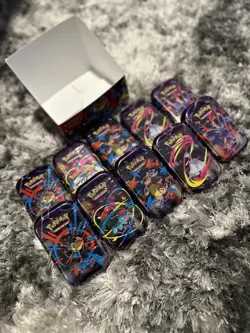 Pokemon Mega Evolutions Mini Tin Display Sealed Tins - Image 5