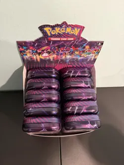 Pokemon TCG Mega Evolutions Mini Tin Display (10) New Tins SHIPS SAME DAY - Image 2
