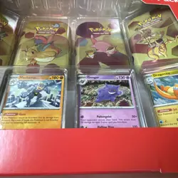 Pokemon TCG 151 Mini Tins 4 Pack 4 Promos SEALED Sams Club Exclusive NEW - Image 3