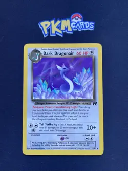 Pokemon TCG Dark Dragonair Team Rocket 33/82 Regular LP. - Image 1