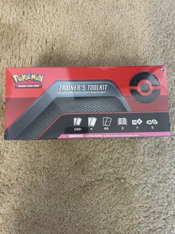 Pokemon TCG 2020 Red Trainer's Toolkit Box Brand New Sealed! - Image 1