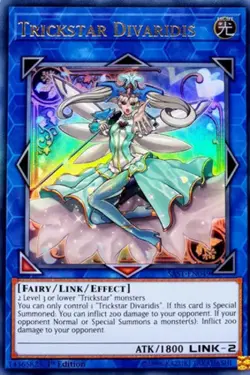 Yugioh! MP Trickstar Divaridis - SAST-EN049 - Ultra Rare - 1st Edition Moderatel - Image 1