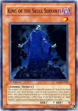 King of the Skull Servants - TLM-EN032 - Common - Unlimited Edition - Damaged - Image 1