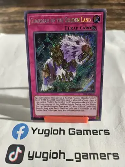 Yu-Gi-Oh Guardian Of The Golden Land SESL 1st Edition Secret Rare Light Played - Image 1