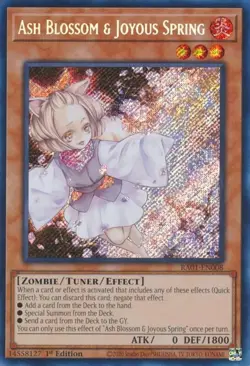 Yu-Gi-Oh! Ash Blossom & Joyous Spring RA01-EN008 Secret Rare - Image 1