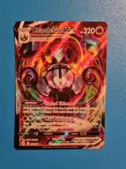 Chandelure VMAX 040/264 Ultra Rare Fusion Strike Card MINT/NM Condition - Image 1