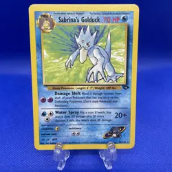 Pokemon Card - Sabrina's Golduck Gym Challenge 30/132 Rare NM never played - Image 1