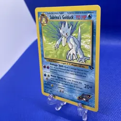 Pokemon Card - Sabrina's Golduck Gym Challenge 30/132 Rare NM never played - Image 3