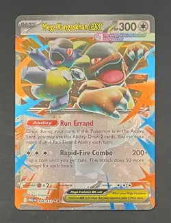 Pokemon Card Mega Kangaskhan EX 104/132 Mega Evolution - Near Mint - Image 1