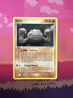 Pokemon Card Ditto EX Delta Species Common 62/113 Near Mint - Image 1
