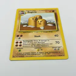 Dugtrio - 19/102 - Pokemon Base Set Unlimited Rare Card WOTC LP - Image 3