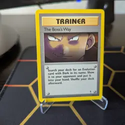 Pokemon TCG The Boss's Way 105/110 Uncommon Card Legendary Collection LP - Image 1