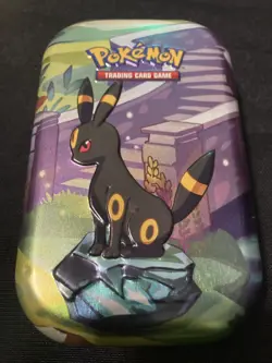 *EMPTY* Pokemon Prismatic Mini Tin - Umbreon - NO COIN. NO ART CARD. NO PACKS! - Image 1