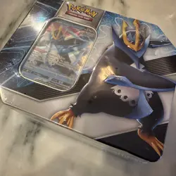 brand new Pokemon Trading Card Game V Strikers sealed Tin Empoleon V Tyranitar - Image 5
