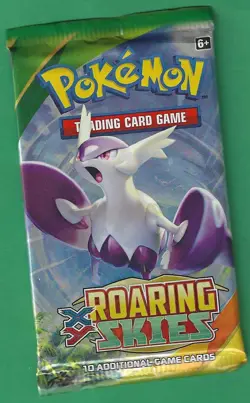 Pokemon "Roaring Skies" 10-Card Sealed Booster Pack (Latios) X1 - Image 1
