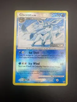 Glaceon 20/100 Majestic Dawn Platinum Stamped Reverse Holo 2008 Pokemon Card - Image 1
