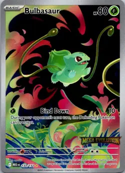 Bulbasaur - (Mega Evolution Stamped) Illustration Rare Miscellaneous Cards & Pro - Image 1