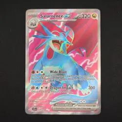Pokemon TCG Card Salamence ex 177/159 Journey Together Ultra Rare Full Art - NM - Image 1