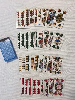 Schafkopf Tarock Schmid Vintage Original Playing Cards Sheeps Head Germany - Image 1