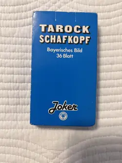 Schafkopf Tarock Schmid Vintage Original Playing Cards Sheeps Head Germany - Image 2