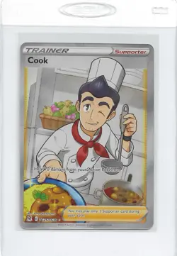 Cook - TG25/TG30 - Pokemon Lost Origins Trainer Gallery Ultra Rare Card NM - Image 1