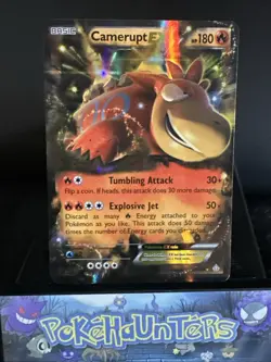 Pokemon Card Camerupt EX 29/160 Primal Clash Holo Rare NM - Image 1