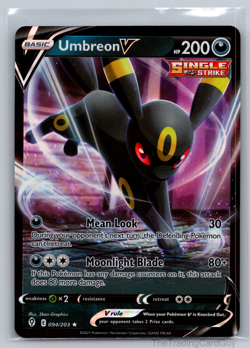 Umbreon V 094/203 Evolving Skies NM Full Art Ultra Rare Pokemon Card TCG - Image 1