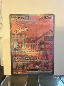 Pokemon Mew EX TCG Special Illustration SVP053 151 UPC Promo Card NM Condition - Image 1