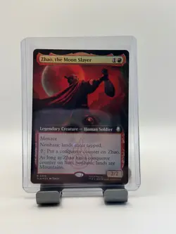 MTG, Zhao, the Moon Slayer FOIL 376 NM (Extended Art) Avatar: The Last Airbender - Image 1