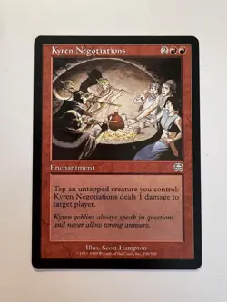 Kyren Negotiations - MTG Mercadian Masques - NM - Image 1