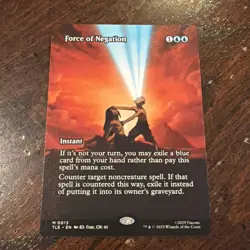 MTG Avatar: The Last Airbender Force of Negation (Borderless) 13 Regular - Image 1