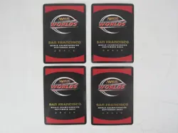 MTG Gabriel Nassif Worlds Flooded Strand Playset of 4 Gold Border WS1 - Image 2