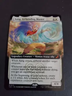 MTG, Aang Airbending Master (Extended Art) 171 TLE Avatar NM - Image 1