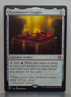 Pyromancer's Goggles - C21 - 259 - Commander 2021 - Image 1