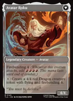 MTG - The Legend of Roku / Avatar Roku | TLA 0145 - non-foil NM - Image 2
