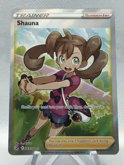 Pokemon TCG Shauna Fusion Strike 263/264 Rare Holo Full Art NM - Image 1